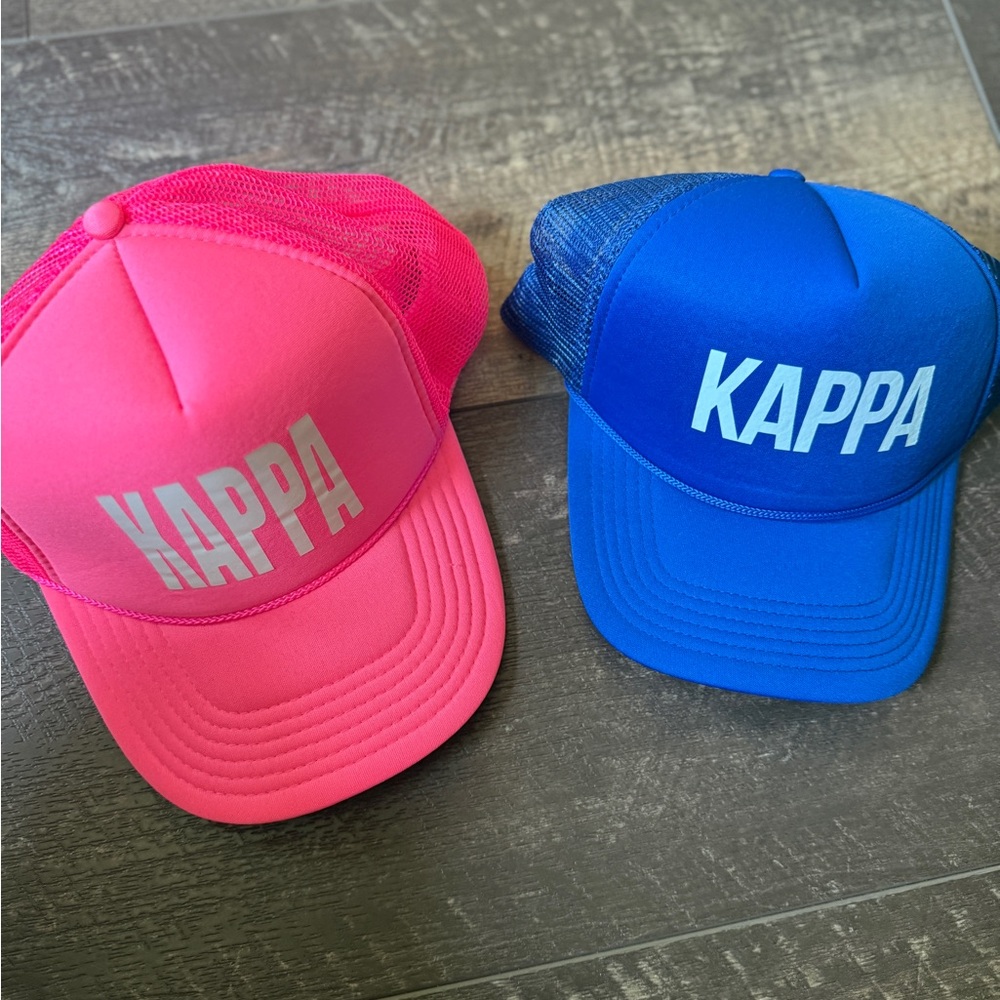Kappa Pink and Blue Trucker Hats